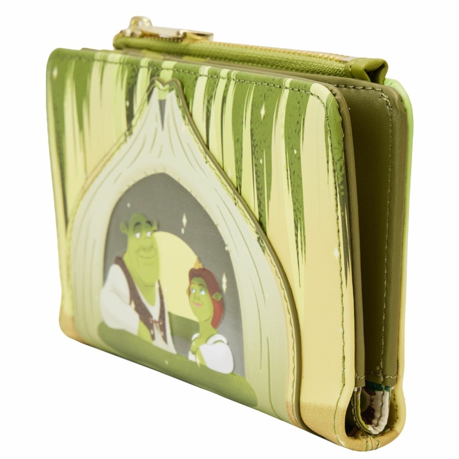 Handbags & Wallets * | Shrek Happily Ever After Flap Wallet Loungefly Outlet