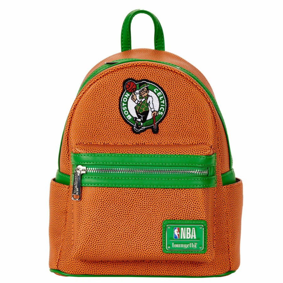 Handbags & Wallets * | Nba Boston Celtics Basketball Logo Mini Backpack Loungefly Top Sellers