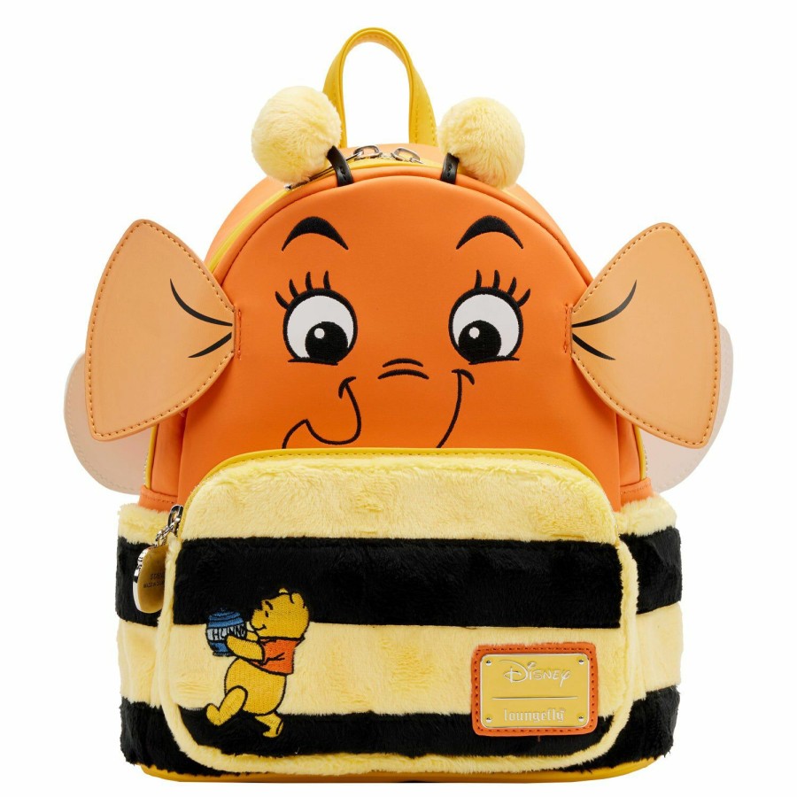 Handbags & Wallets * | Exclusive Winnie The Pooh Heffalump Heffabee Cosplay Mini Backpack Loungefly Popular