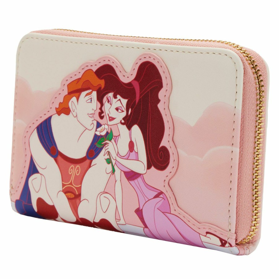 Handbags & Wallets * | Hercules 25Th Anniversary Hercules And Megara Zip Around Wallet Loungefly Discount Sale