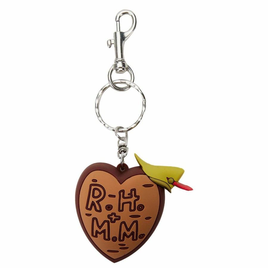 Small Accessories * | Robin Hood Tree Carving Keychain Loungefly 100% Guarantee