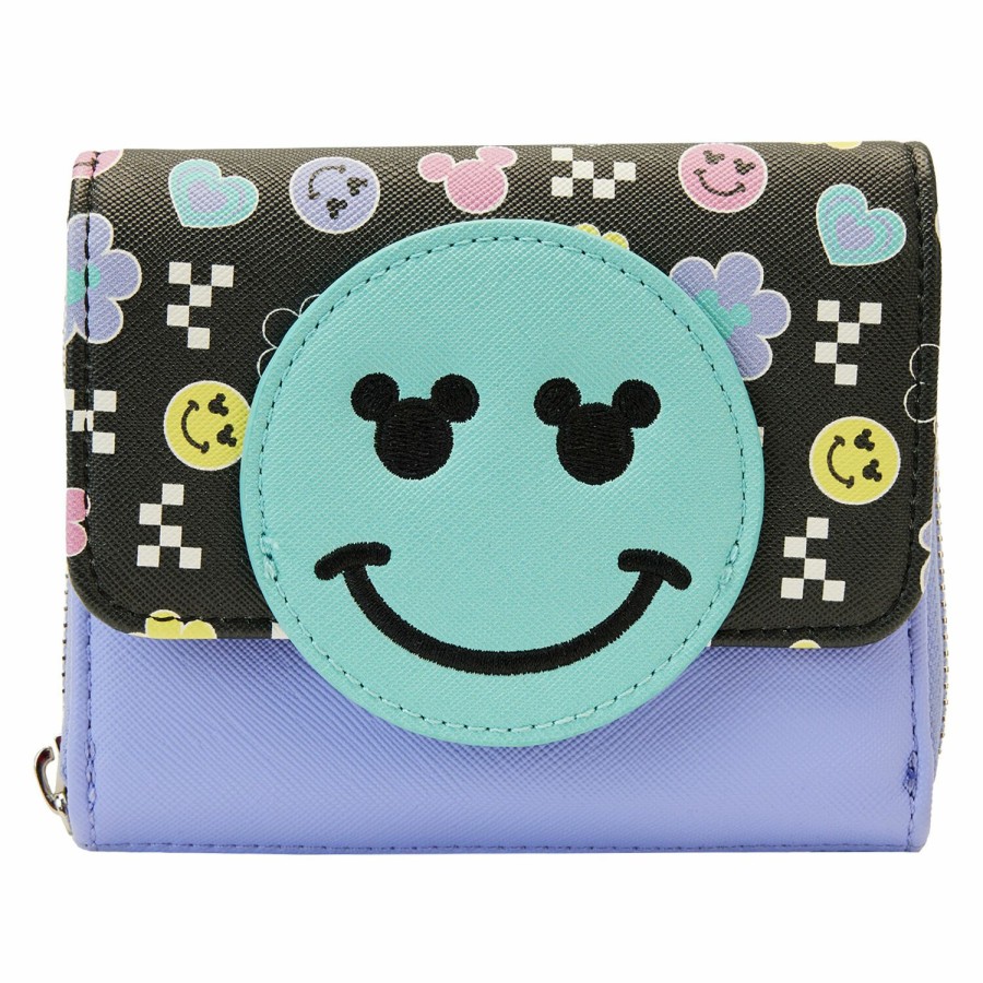 Handbags & Wallets * | Mickey Mouse Y2K Flap Wallet Loungefly Closeout Sale