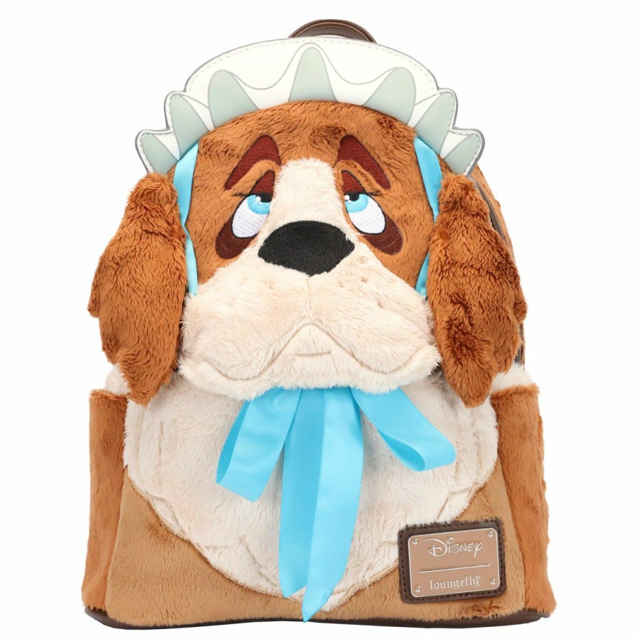 Handbags & Wallets * | Exclusive Peter Pan Nana Cosplay Plush Mini Backpack Loungefly Crazy Deals