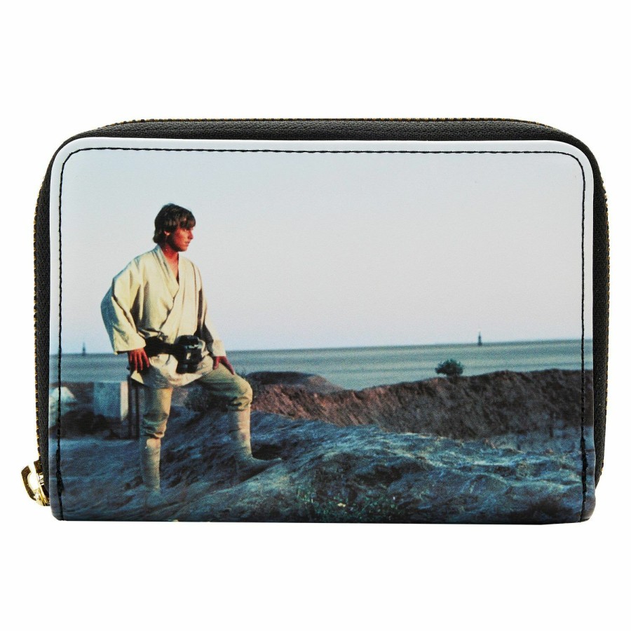 Handbags & Wallets * | Star Wars: A New Hope Final Frames Zip Around Wallet Loungefly Limited Edition