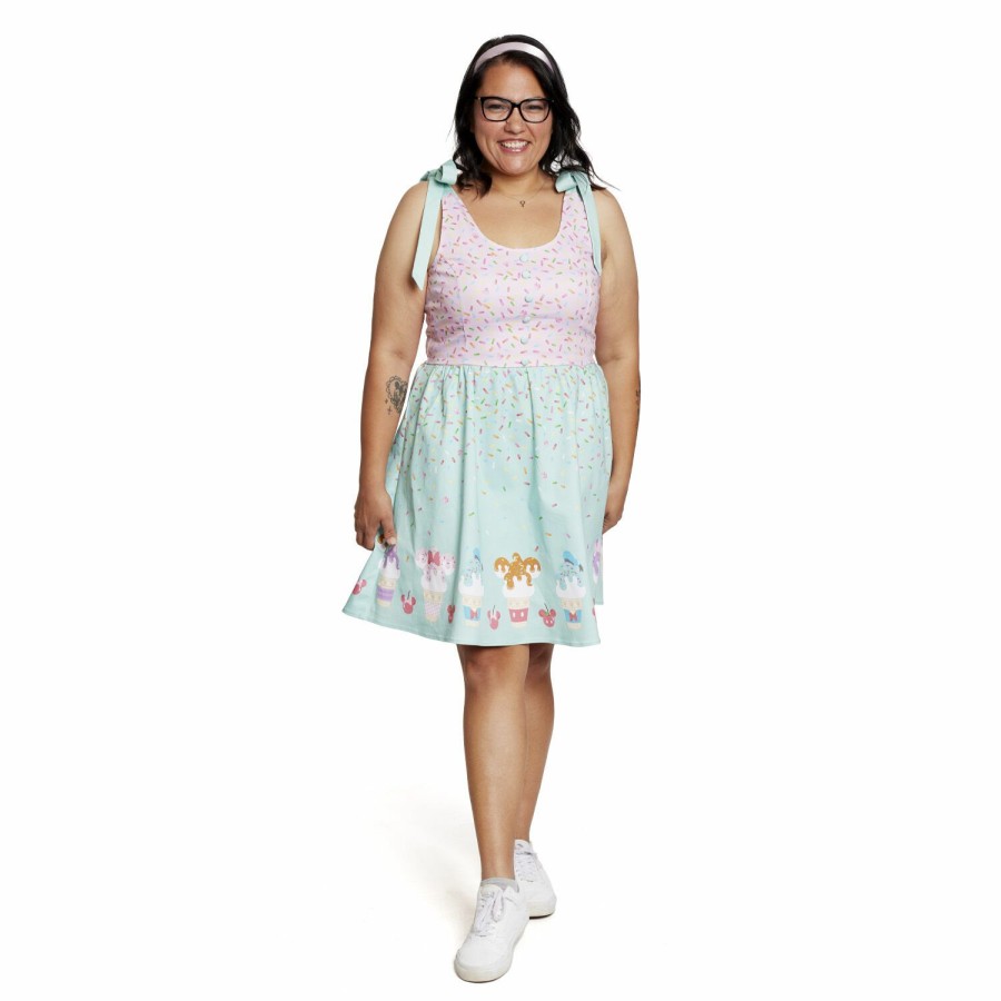 Stitch Shoppe * | Stitch Shoppe Disney Soft Serve Ice Cream Jan Dress Loungefly New Threads