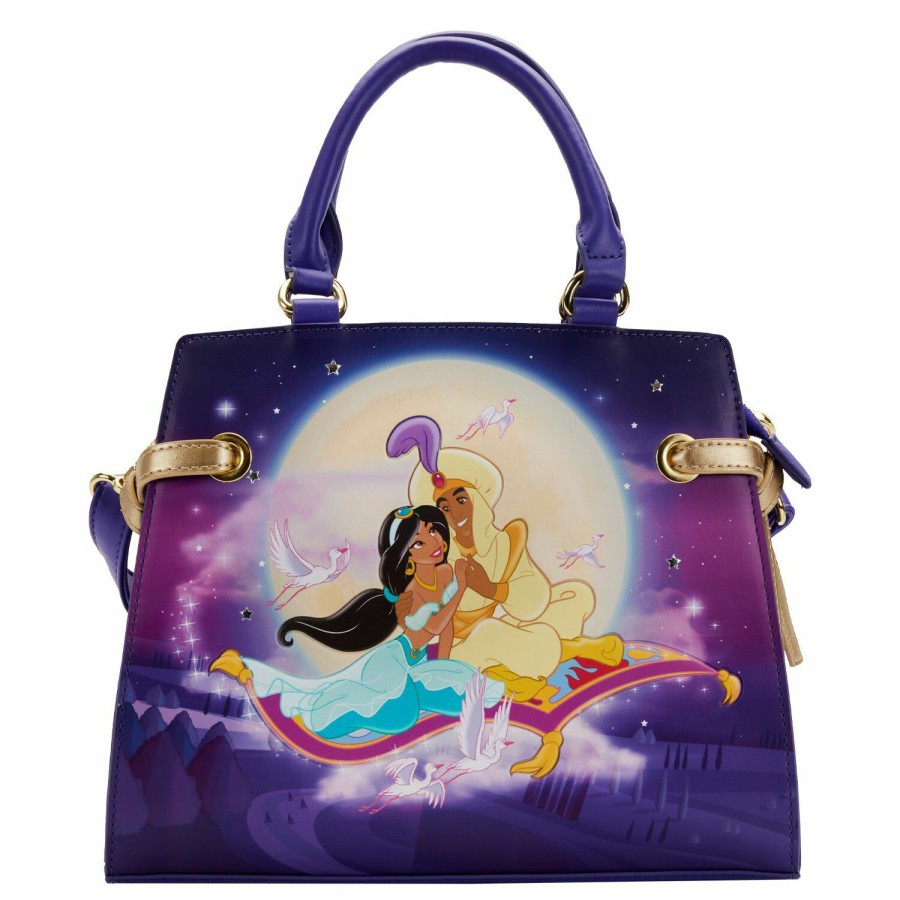 Handbags & Wallets * | Aladdin 30Th Anniversary Crossbody Bag Loungefly Best Choice