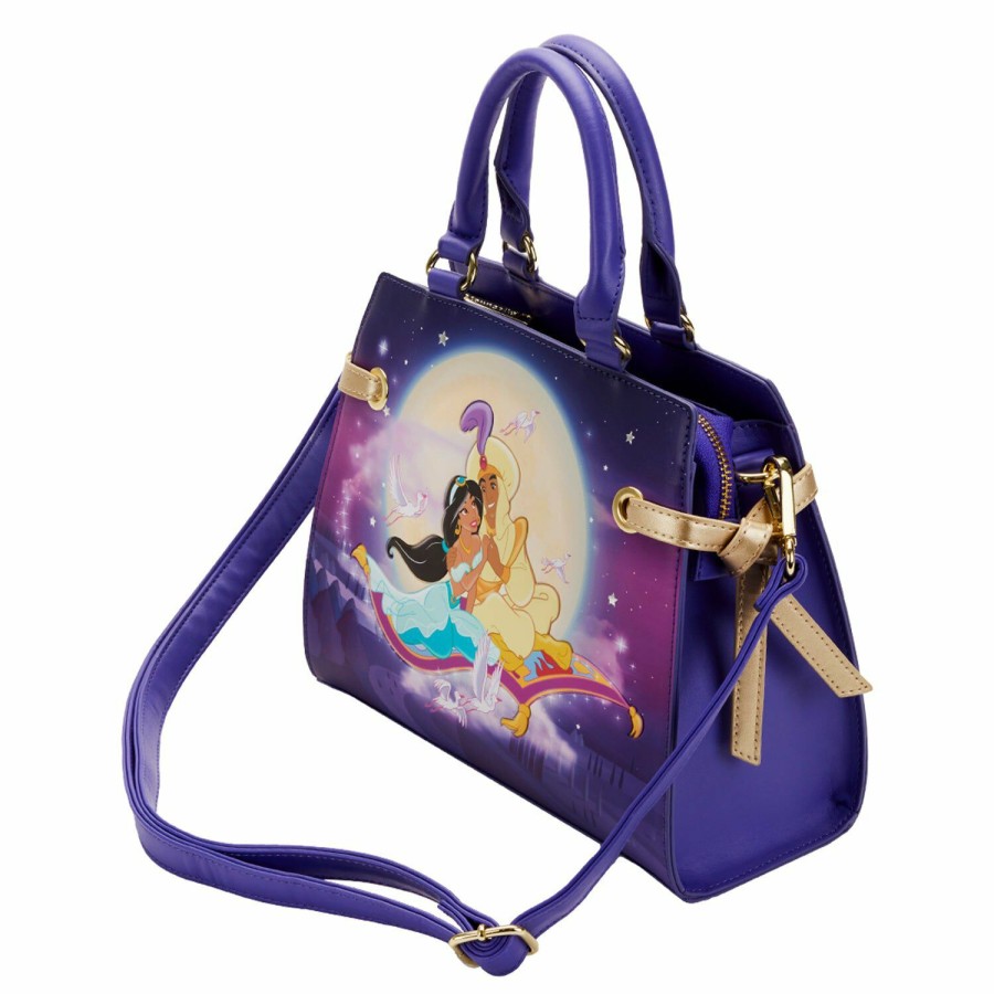 Handbags & Wallets * | Aladdin 30Th Anniversary Crossbody Bag Loungefly Best Choice