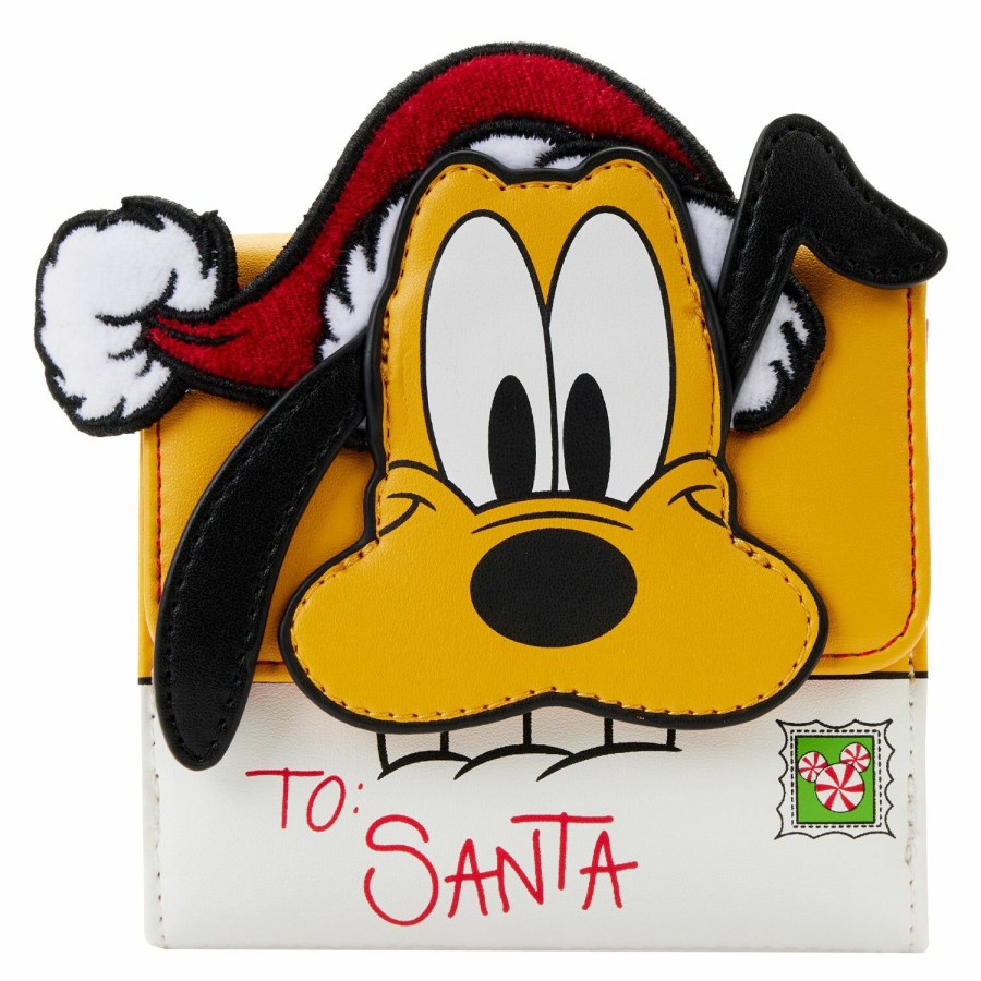 Handbags & Wallets * | Exclusive Pluto Santa Letter Zip Around Wallet Loungefly Discounts