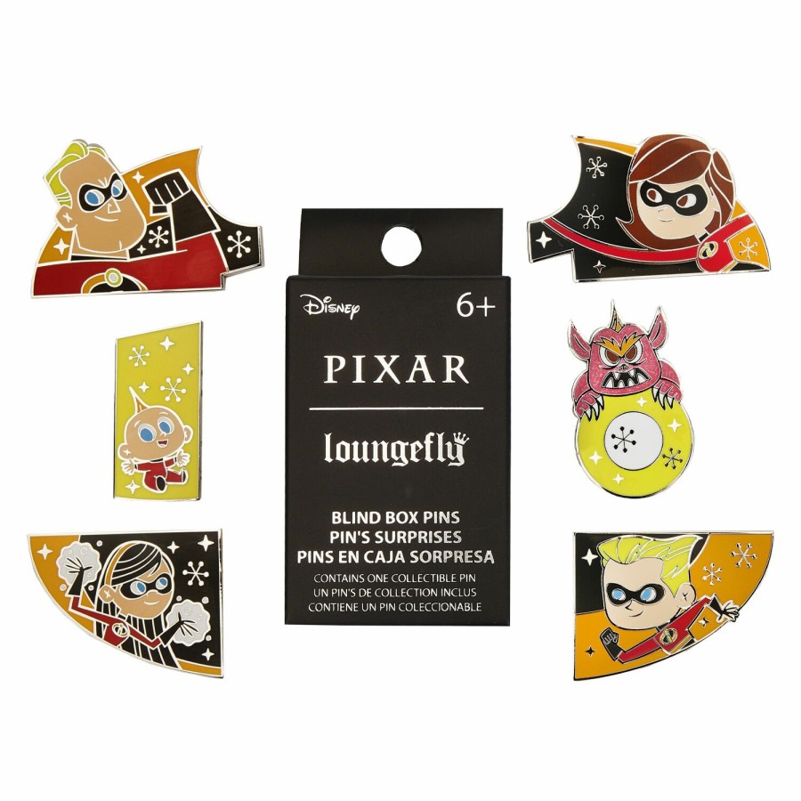 Accessories * | The Incredibles Puzzle Blind Box Pin Loungefly Quick Delivery