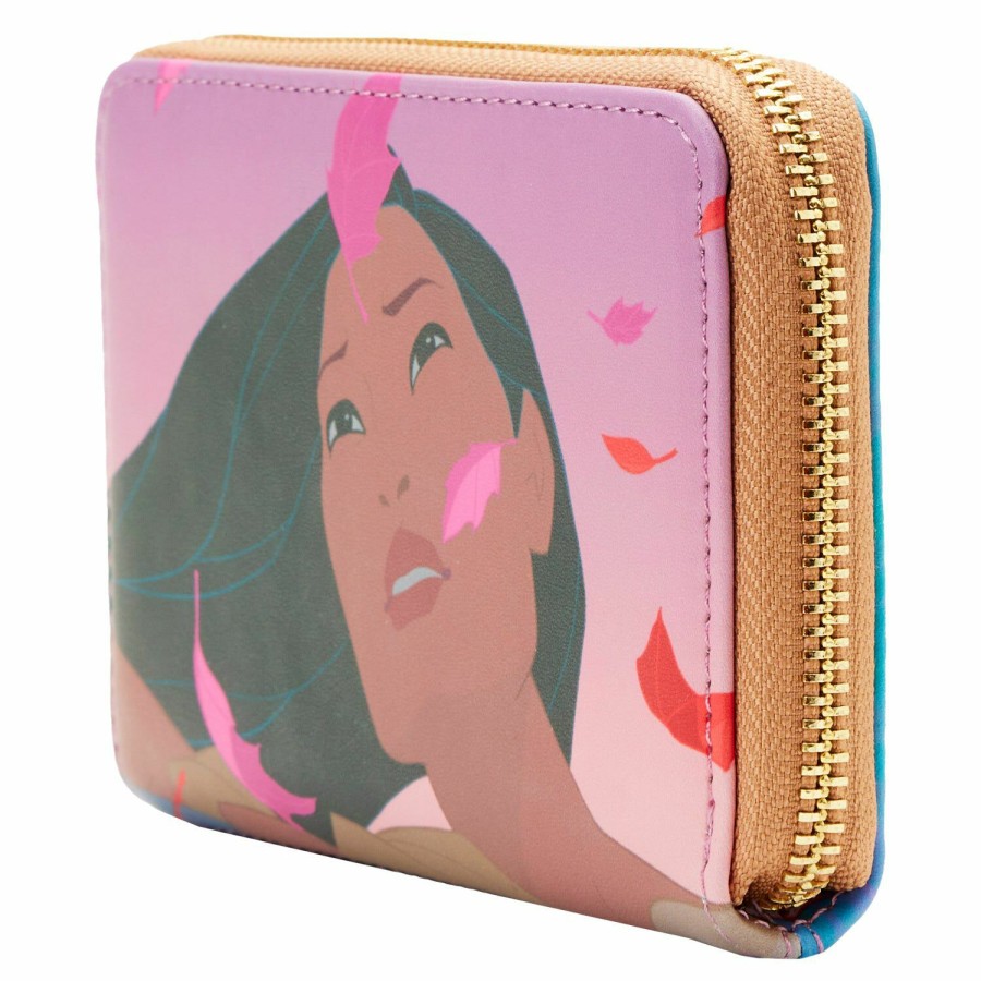 Handbags & Wallets * | Pocahontas Princess Scene Wallet Loungefly Online Sales