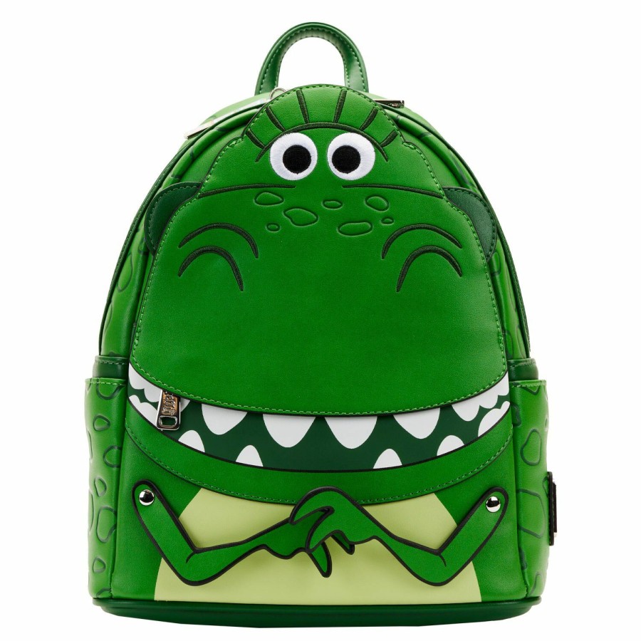 Handbags & Wallets * | Nycc Exclusive Toy Story Rex Cosplay Mini Backpack Loungefly Excellent Quality