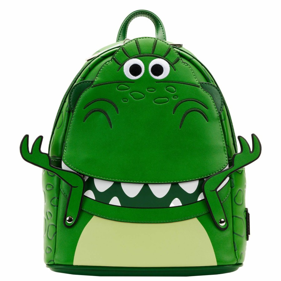 Handbags & Wallets * | Nycc Exclusive Toy Story Rex Cosplay Mini Backpack Loungefly Excellent Quality