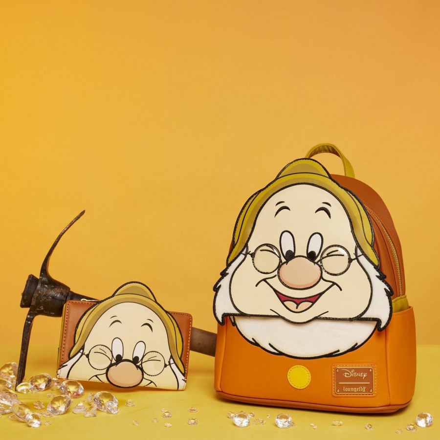 Handbags & Wallets * | Exclusive Snow White And The Seven Dwarfs Doc Zip Around Wallet Loungefly Fashion