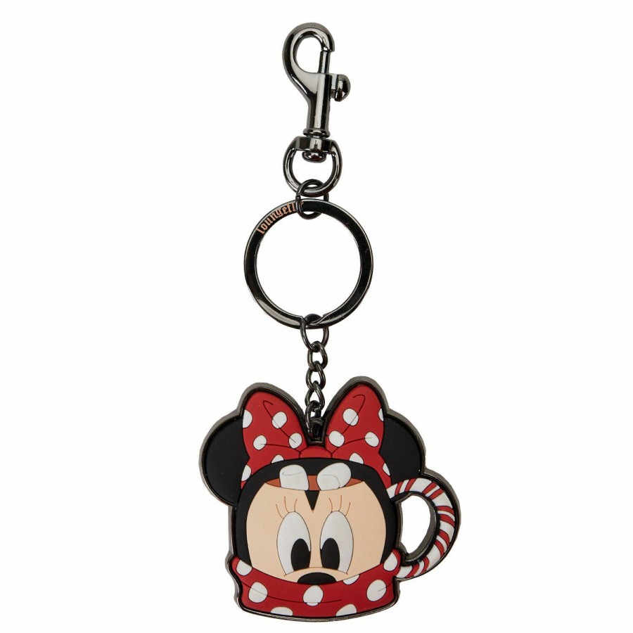 Small Accessories * | Minnie Mouse Cocoa Keychain Loungefly Special Offers