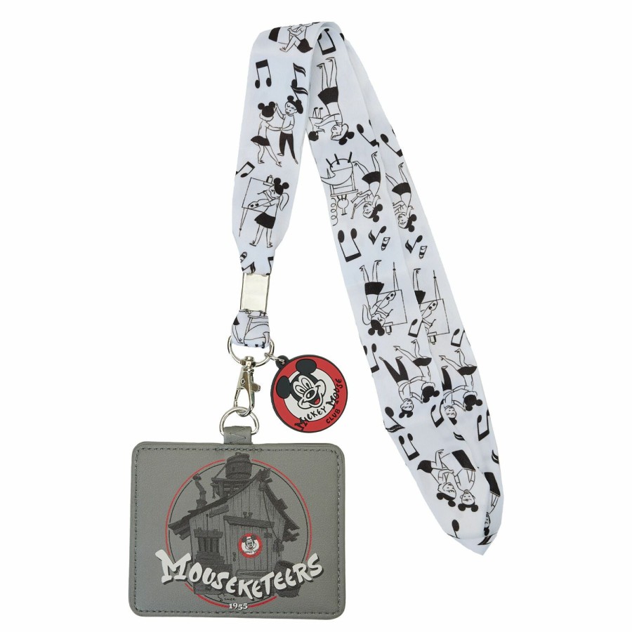 Small Accessories * | Disney100 Mickey Mouse Club Lanyard With Card Holder Loungefly Discount Online