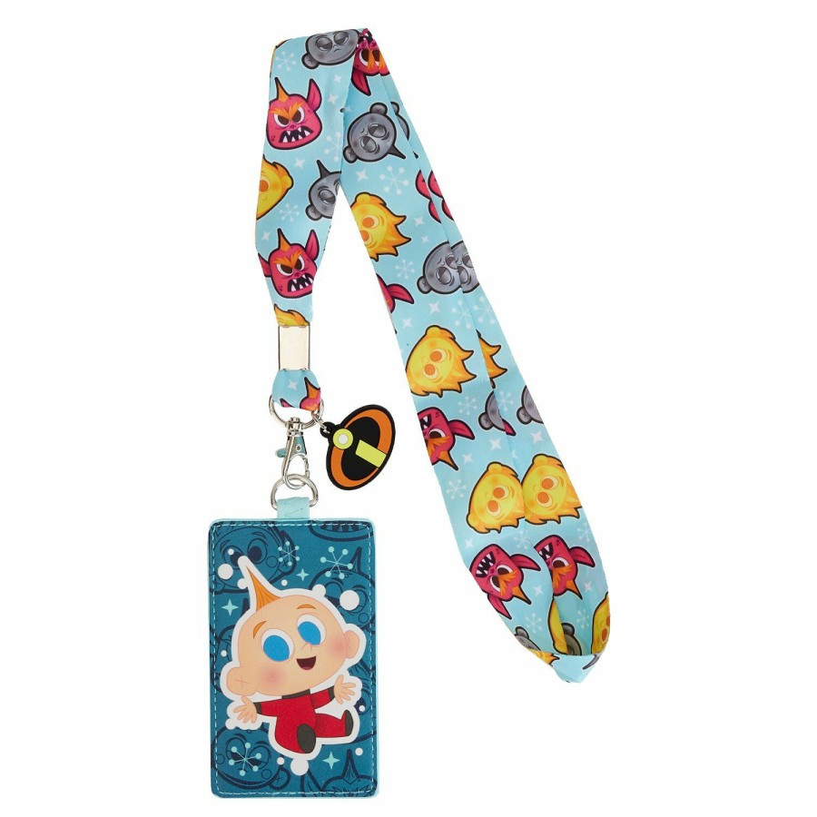 Small Accessories * | The Incredibles Jack-Jack Lanyard With Card Holder Loungefly Sale Online