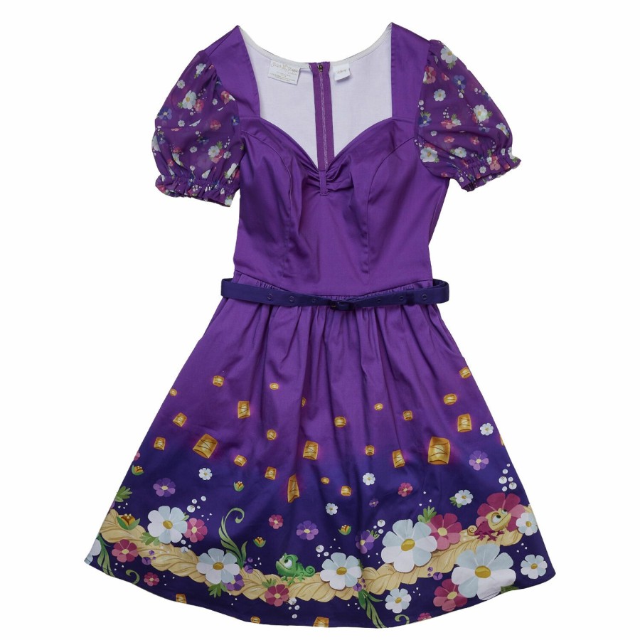 Stitch Shoppe * | Stitch Shoppe Rapunzel Floral Lantern Allison Dress Loungefly Discount Store