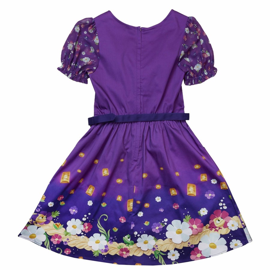 Stitch Shoppe * | Stitch Shoppe Rapunzel Floral Lantern Allison Dress Loungefly Discount Store