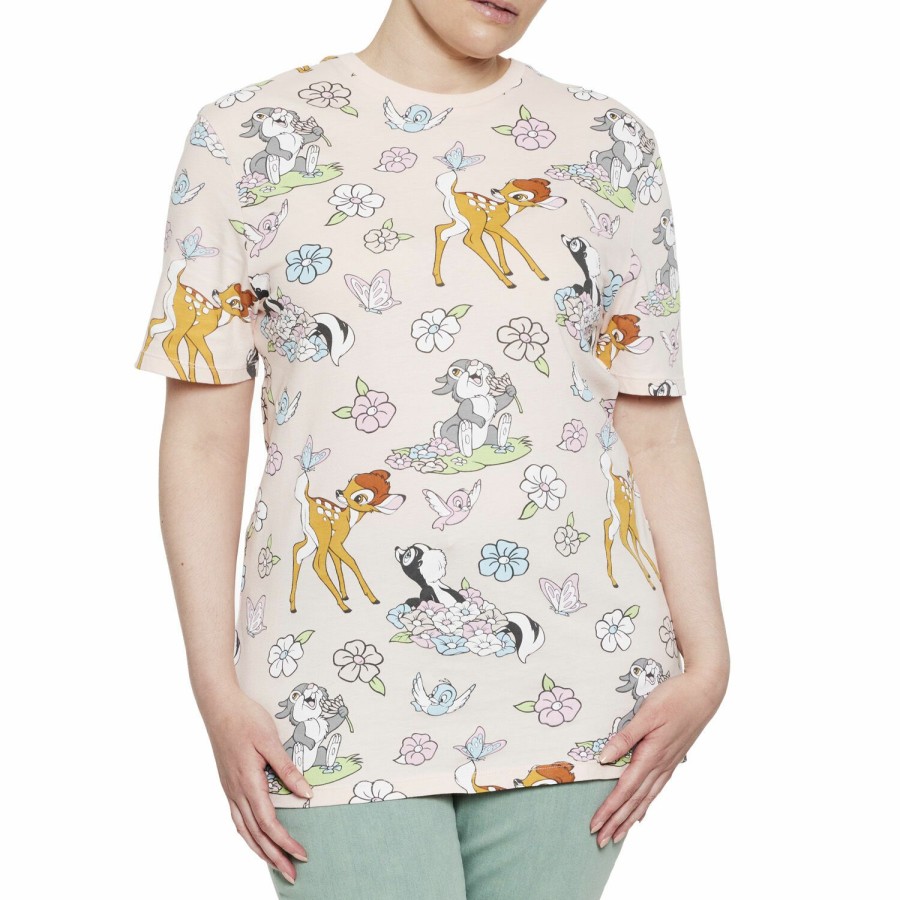 Tops * | Bambi Springtime Tee Loungefly Fashionable