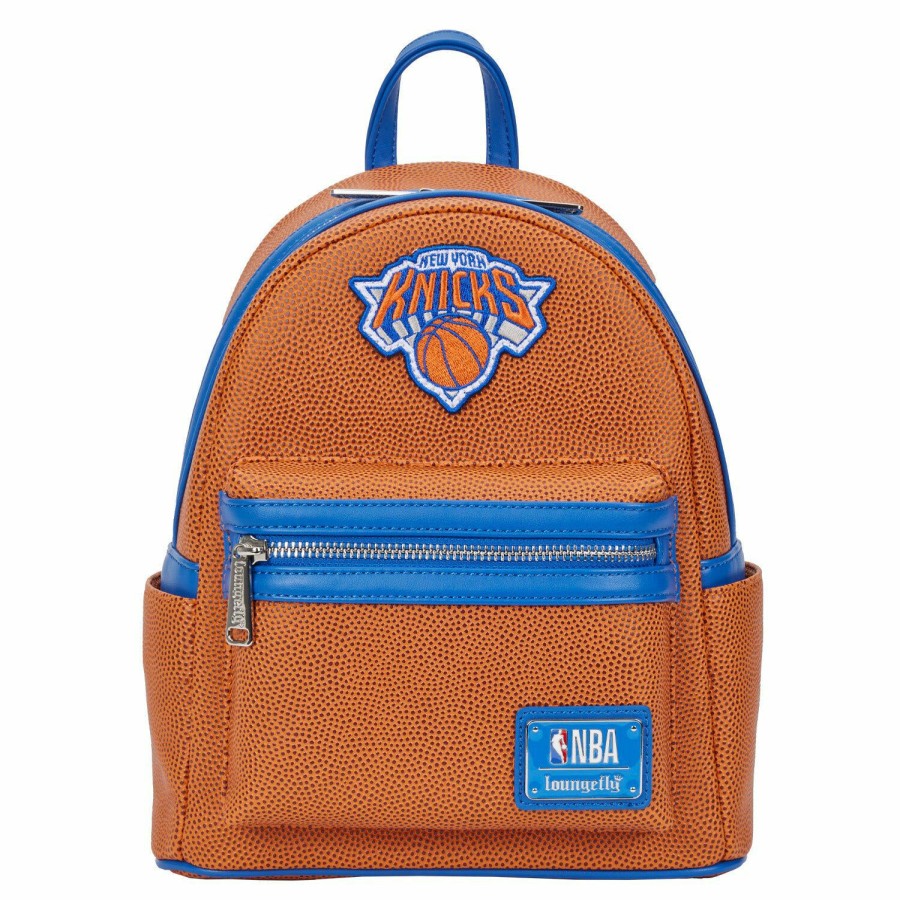 Handbags & Wallets * | Nba New York Knicks Basketball Logo Mini Backpack Loungefly Online Sales