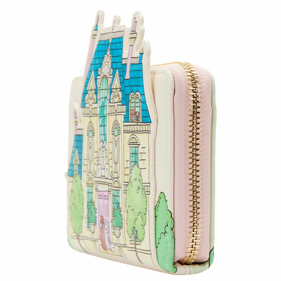 Handbags & Wallets * | The Aristocats Marie House Zip Around Wallet Loungefly Shop