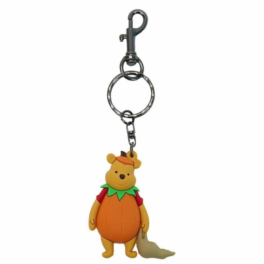 Small Accessories * | Winne The Pooh Pumpkin Halloween Keychain Loungefly Less Expensive