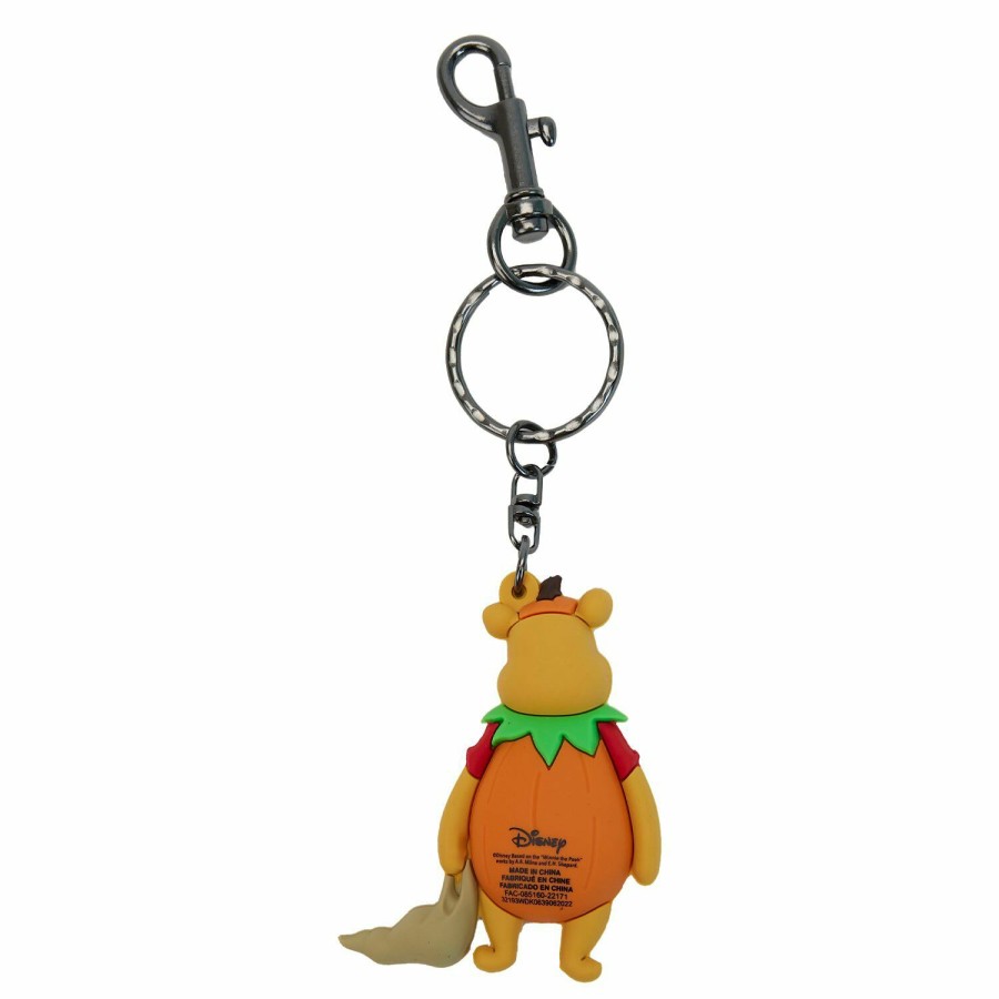 Small Accessories * | Winne The Pooh Pumpkin Halloween Keychain Loungefly Less Expensive