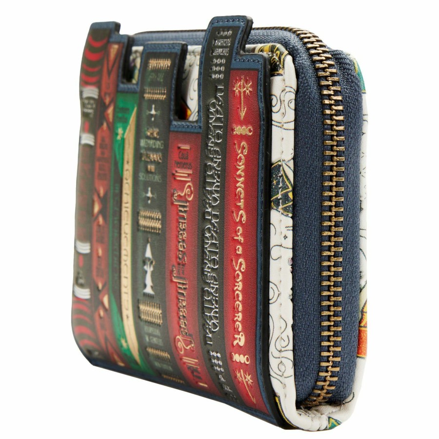 Handbags & Wallets * | Fantastic Beasts Magical Books Zip Around Wallet Loungefly Fashion