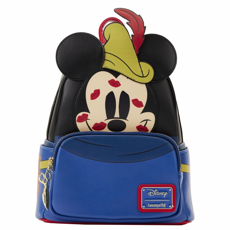 Handbags & Wallets * | Brave Little Tailor Mickey Mouse Cosplay Mini Backpack Loungefly Less Expensive