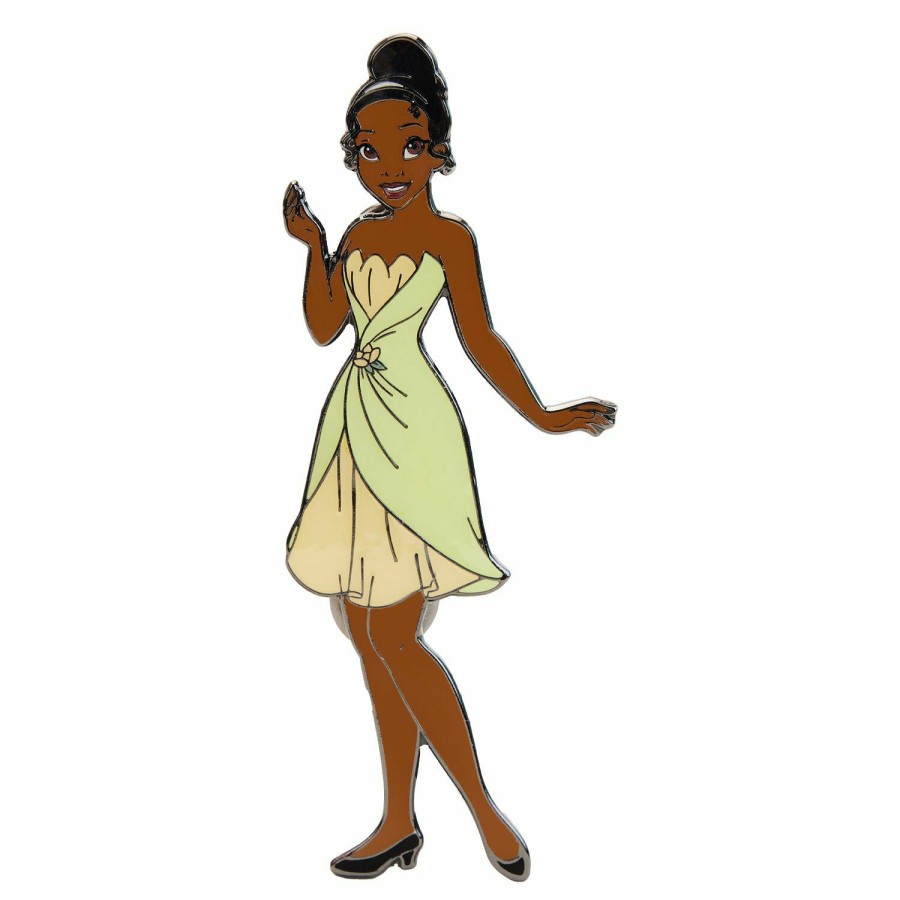 Accessories * | Tiana Paper Doll Magnetic Pin Set Loungefly Free Delivery