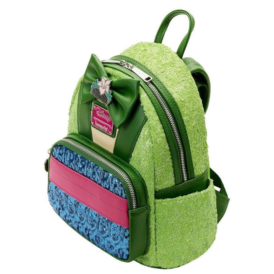 Handbags & Wallets * | Exclusive Mulan Sequin Mini Backpack Loungefly Opening Sales