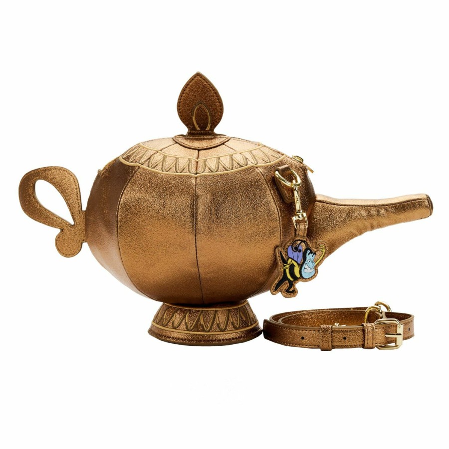 Stitch Shoppe * | Stitch Shoppe Aladdin Genie Lamp Crossbody Bag Loungefly Lower Prices