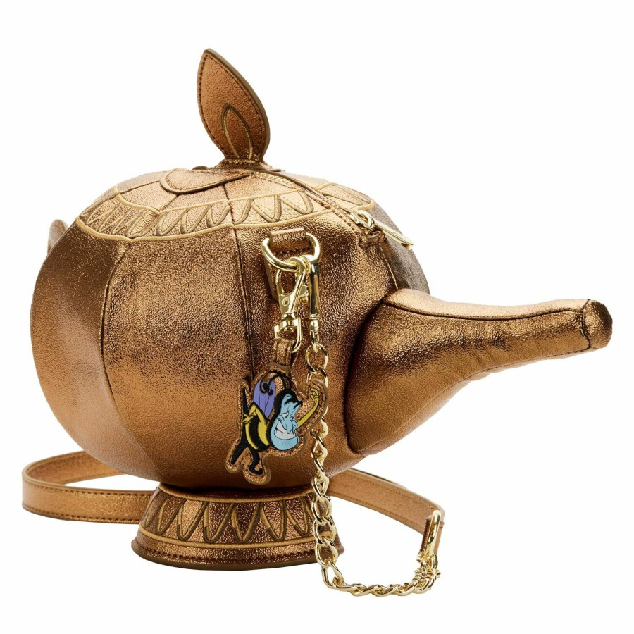 Stitch Shoppe * | Stitch Shoppe Aladdin Genie Lamp Crossbody Bag Loungefly Lower Prices