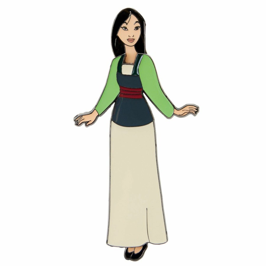 Accessories * | Mulan Paper Doll Magnetic Pin Set Loungefly Cheap Online