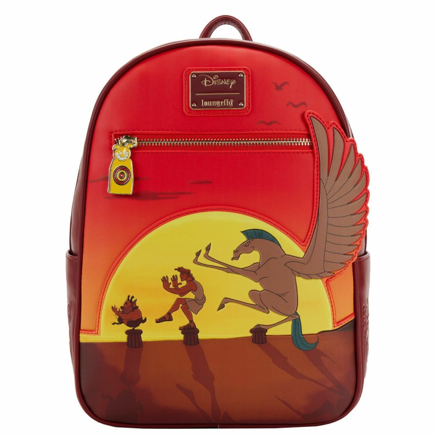 Handbags & Wallets * | Hercules 25Th Anniversary Sunset Mini Backpack Loungefly Quality Guarantee