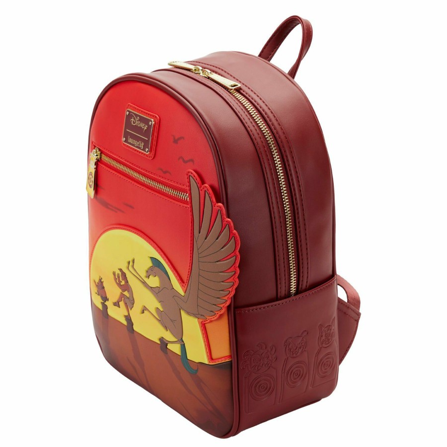 Handbags & Wallets * | Hercules 25Th Anniversary Sunset Mini Backpack Loungefly Quality Guarantee