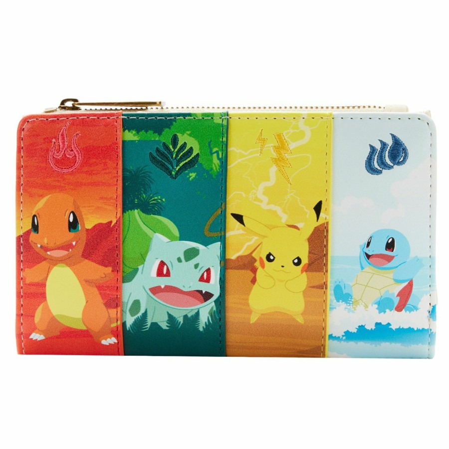 Handbags & Wallets * | Pokemon Elements Flap Wallet Loungefly Latest