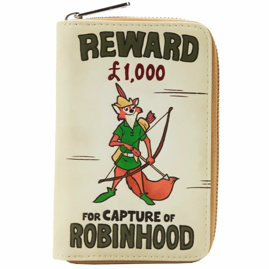 Handbags & Wallets * | Limited Edition Exclusive Robin Hood Reward Zip Around Wallet Loungefly Good Quality