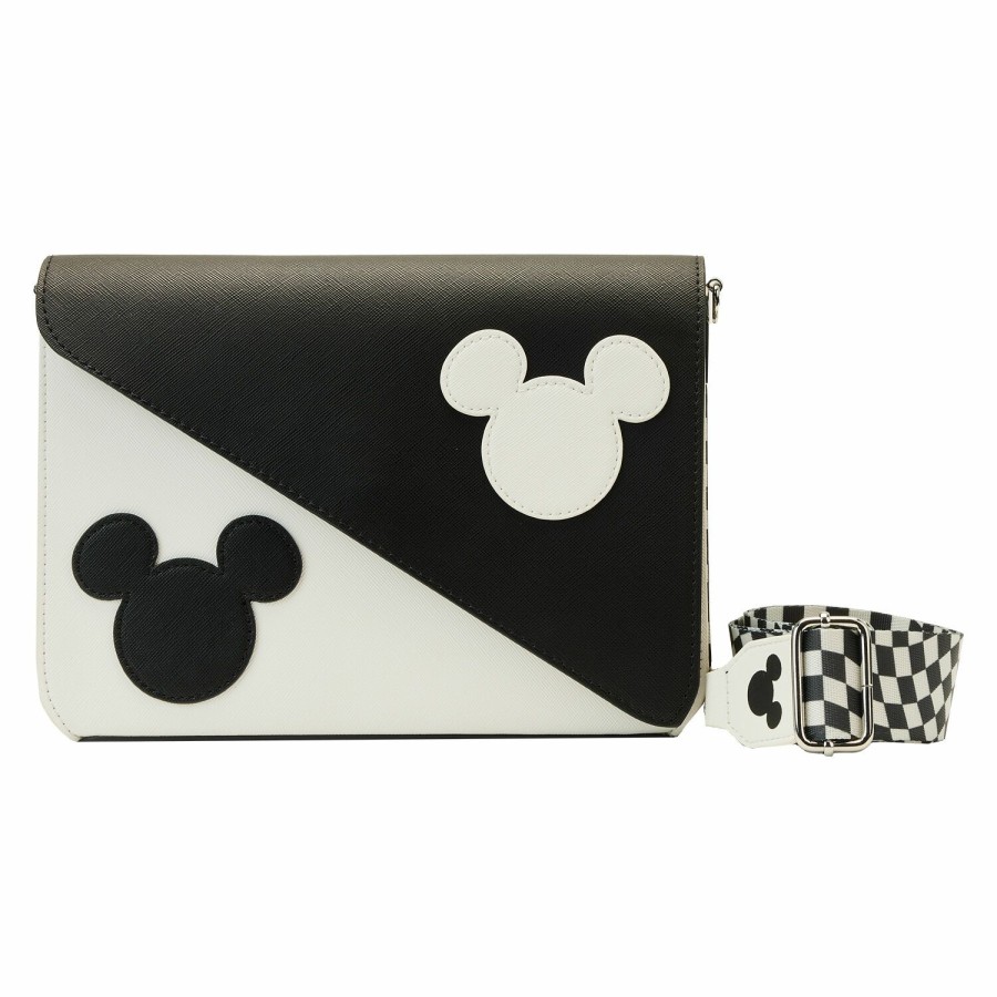 Handbags & Wallets * | Mickey Mouse Y2K Yin And Yang Crossbody Bag Loungefly Latest Fashion