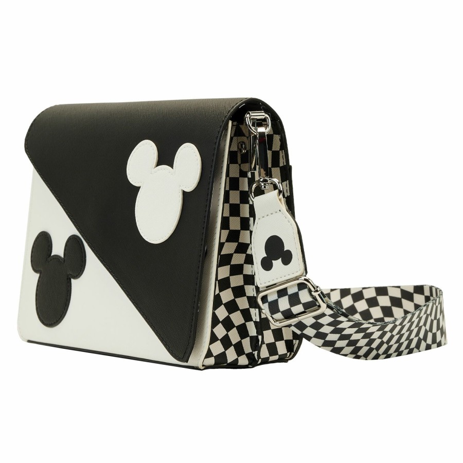 Handbags & Wallets * | Mickey Mouse Y2K Yin And Yang Crossbody Bag Loungefly Latest Fashion