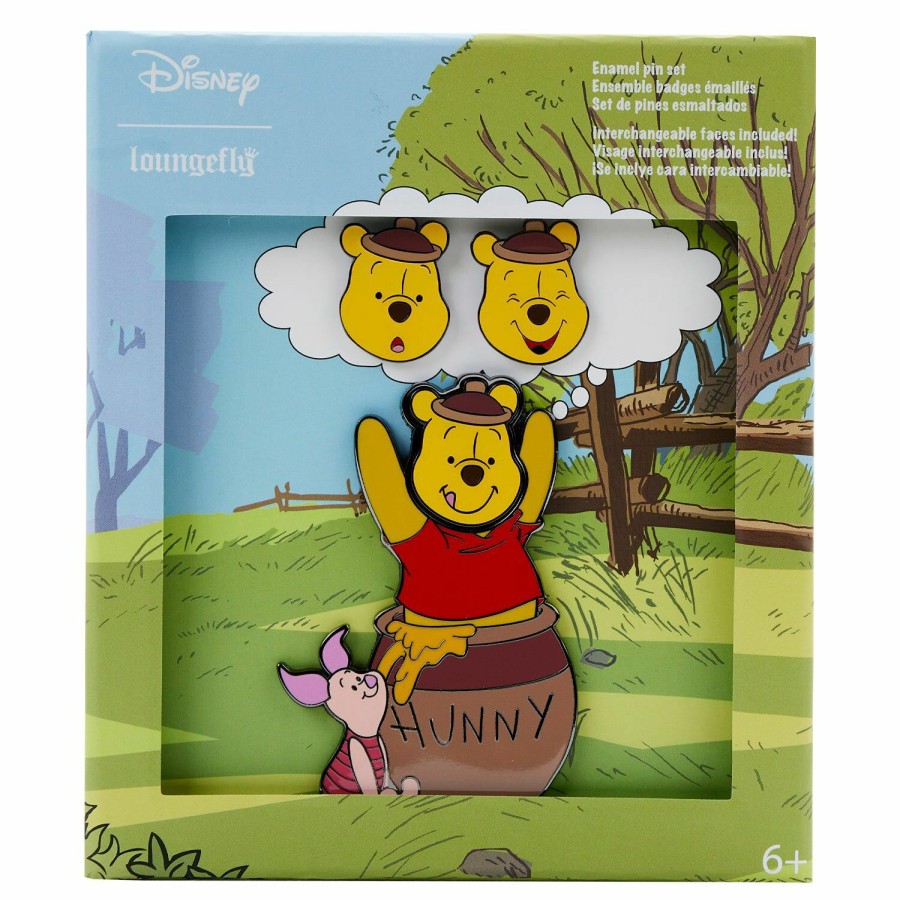 Accessories * | Winnie The Pooh Mixed Emotions Pin Set Loungefly Premium