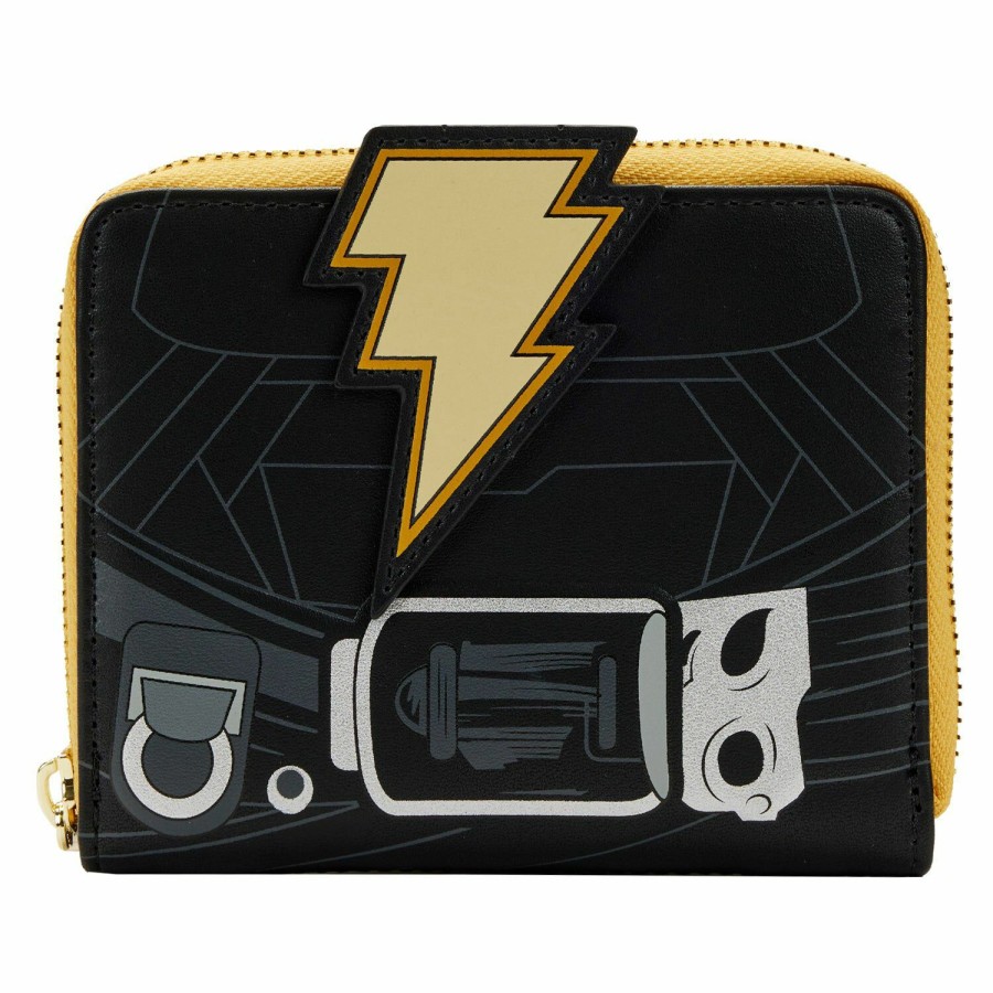 Handbags & Wallets * | Black Adam Glow Cosplay Zip Around Wallet Loungefly Online