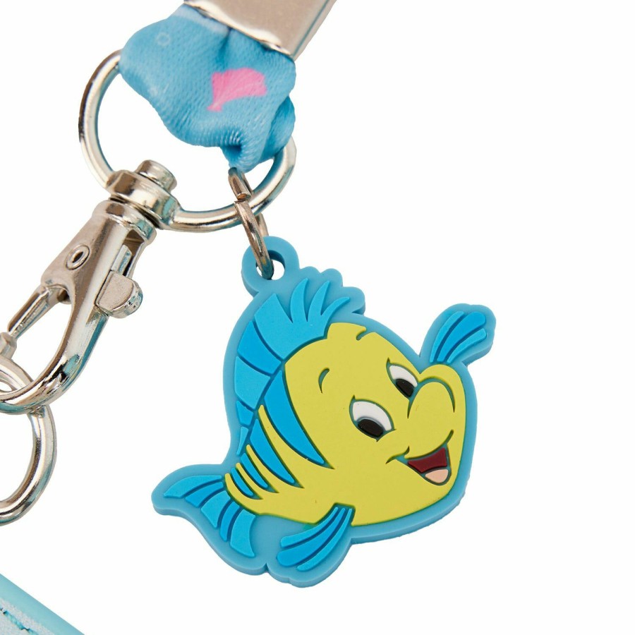 Small Accessories * | The Little Mermaid Triton'S Gift Lanyard With Card Holder Loungefly Discount Online