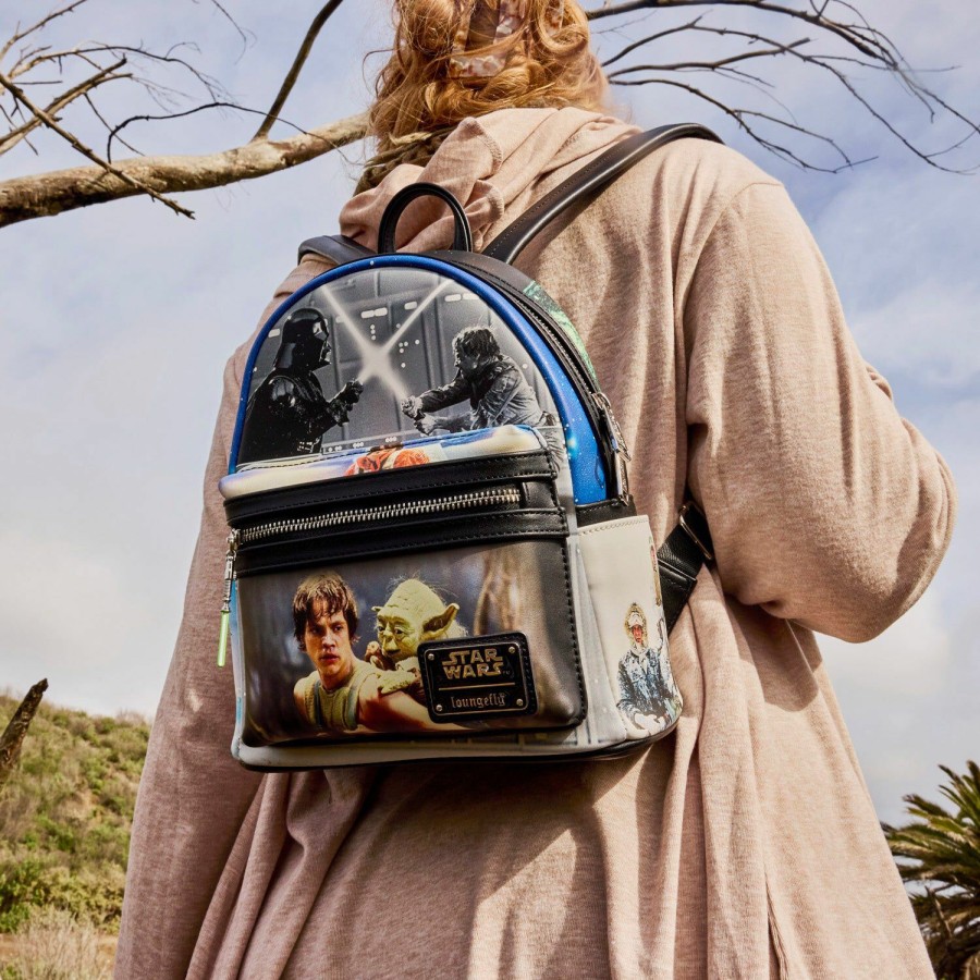 Handbags & Wallets * | Star Wars: The Empire Strikes Back Final Frames Mini Backpack Loungefly Hot Sell