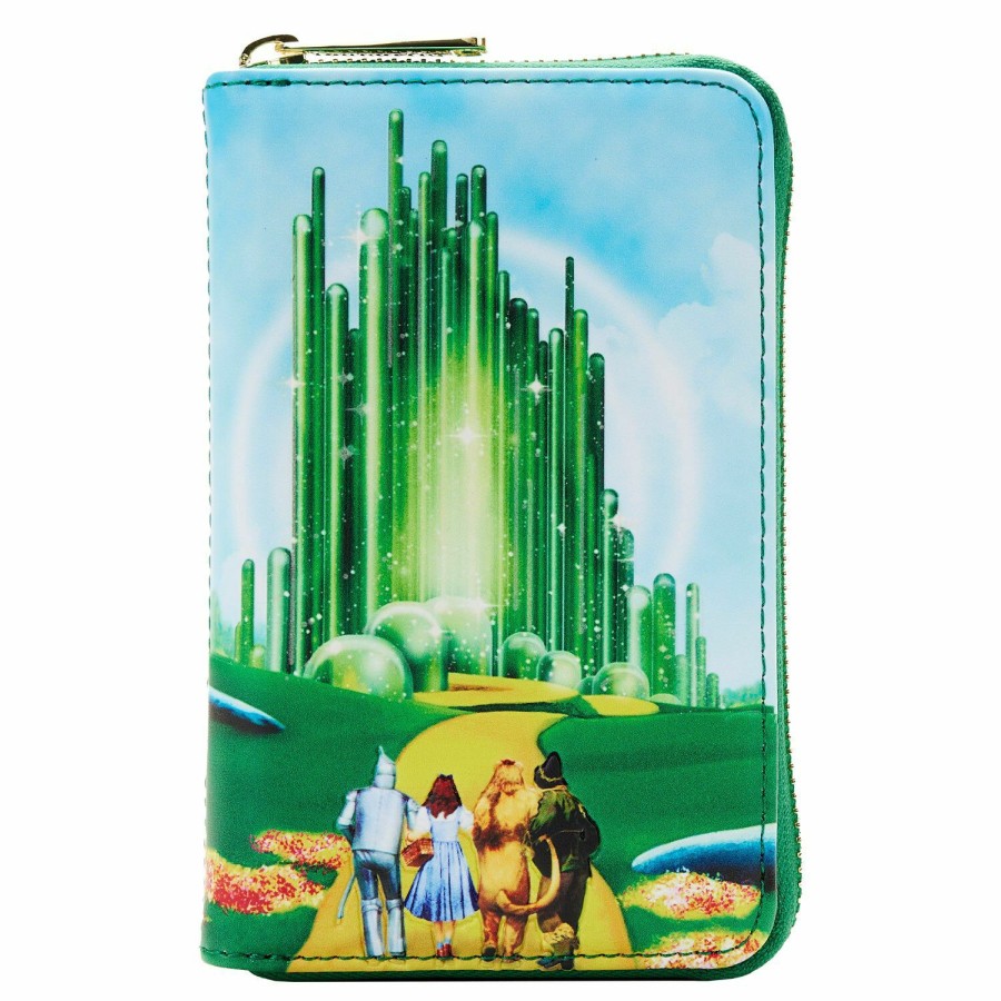 Handbags & Wallets * | Wizard Of Oz Emerald City Zip Around Wallet Loungefly Best-Selling