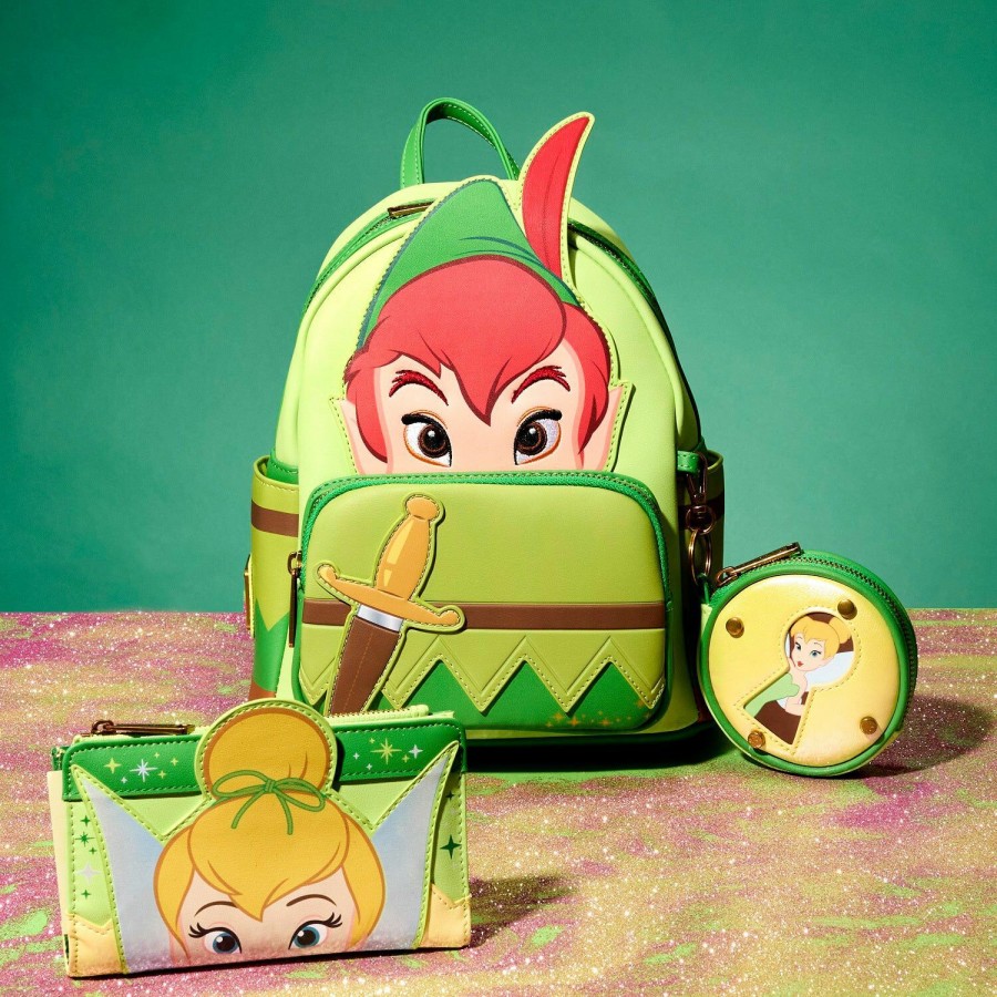 Handbags & Wallets * | Limited Edition Exclusive Peter Pan And Tinker Bell Cosplay Mini Backpack With Coin Purse Loungefly Discount Online