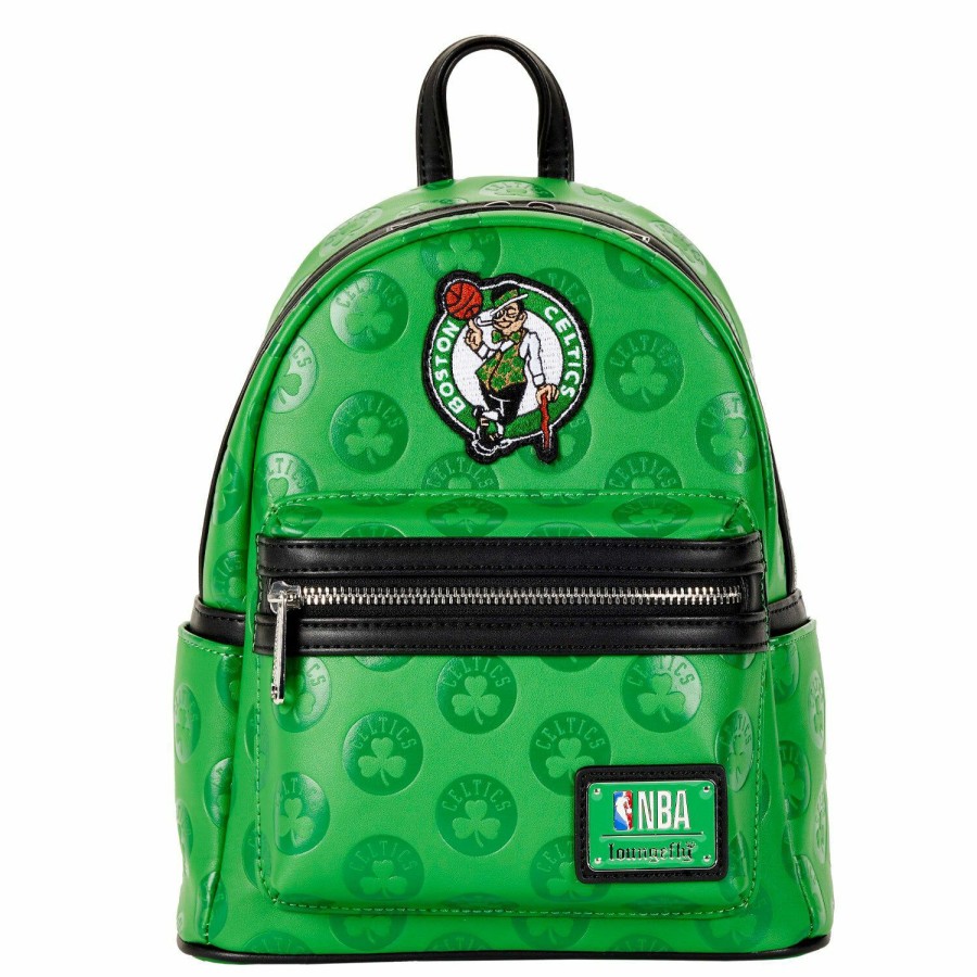 Handbags & Wallets * | Nba Boston Celtics Logo Mini Backpack Loungefly Large Choice