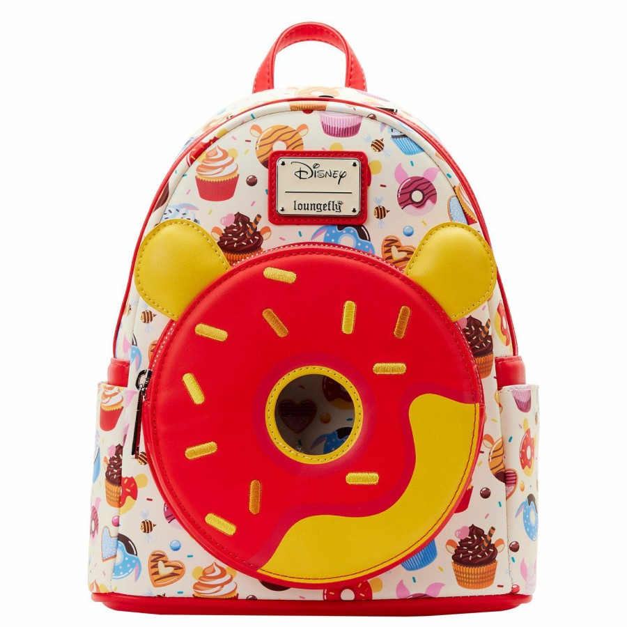 Handbags & Wallets * | Winnie The Pooh Sweets "Poohnut" Pocket Mini Backpack Loungefly Free Delivery