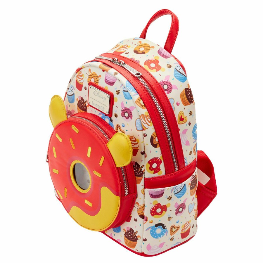 Handbags & Wallets * | Winnie The Pooh Sweets "Poohnut" Pocket Mini Backpack Loungefly Free Delivery