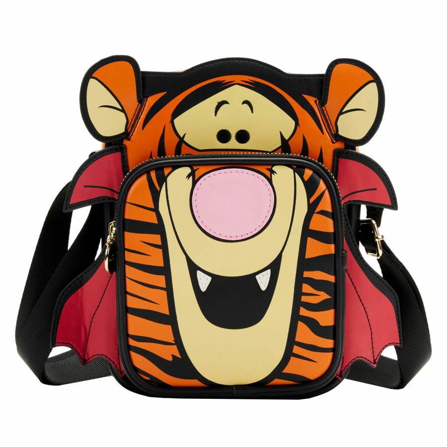 Handbags & Wallets * | Winnie The Pooh Tigger Vampire Cosplay Passport Bag Loungefly Best Quality